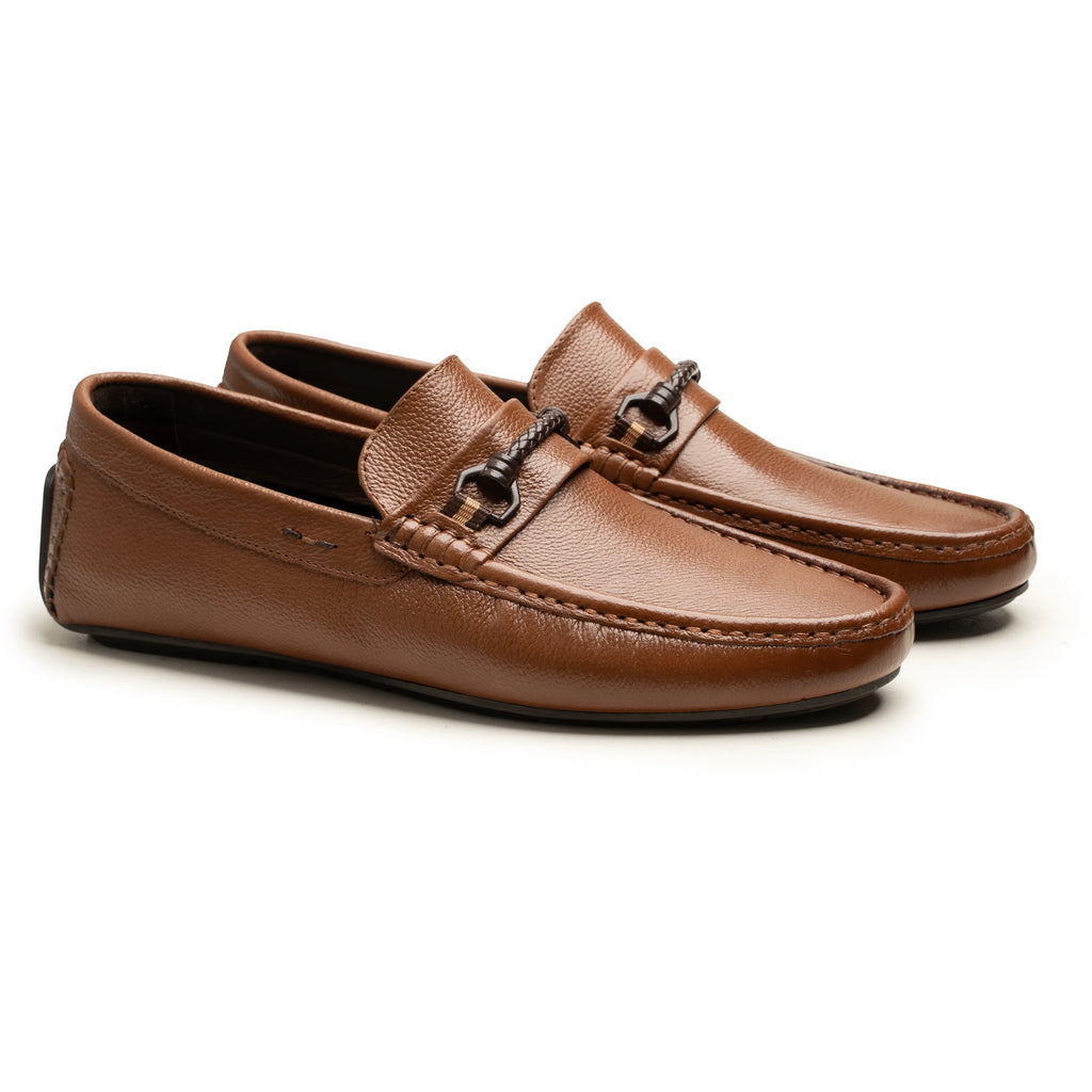 Classic Brown Leather Loafer