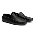 Classic Black Leather Loafer