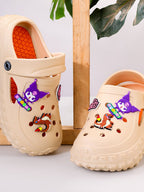 Girl Beige Cartoon Clog
